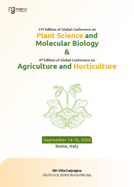6th Edition of Global Conference on Agriculture and Horticulture | Rome, Italy Book