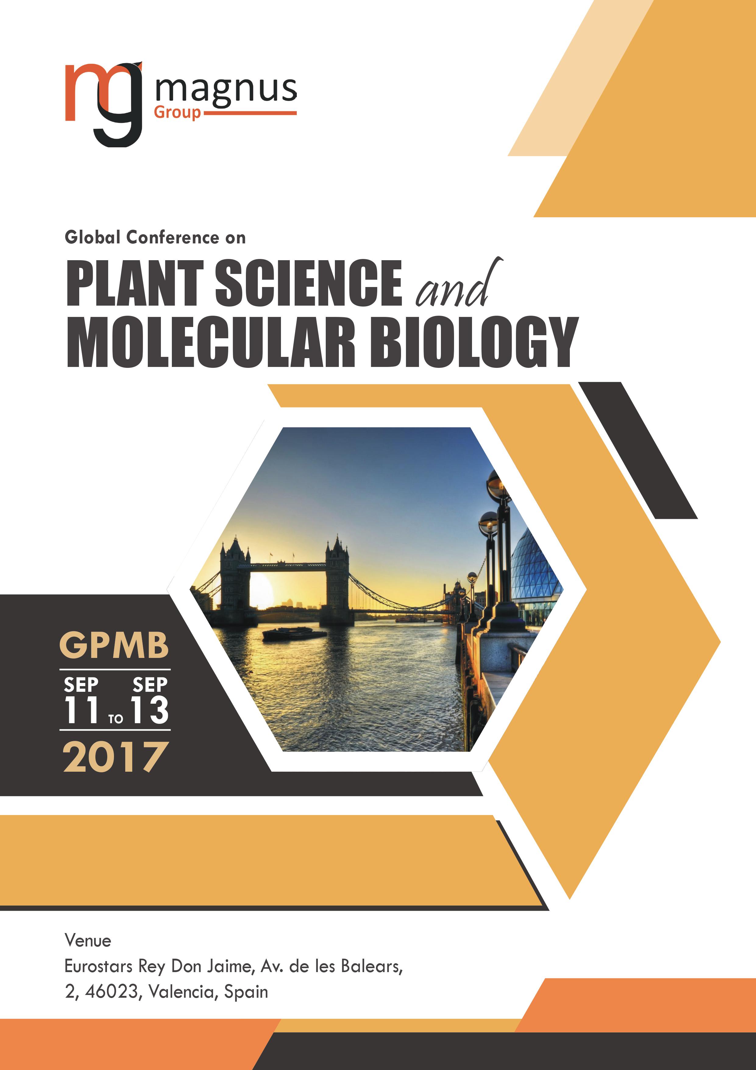 Global Conference on Plant Science and Molecular Biology | Valencia, Spain Book